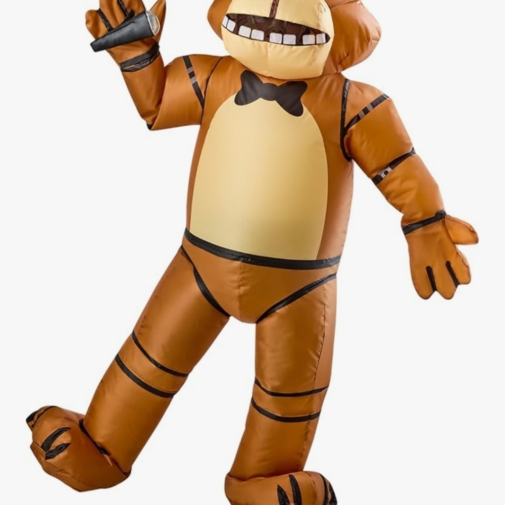 Freddy Fazbear Five Nights At Freddys Inflatible Kids Costume - Picture 7 of 16
